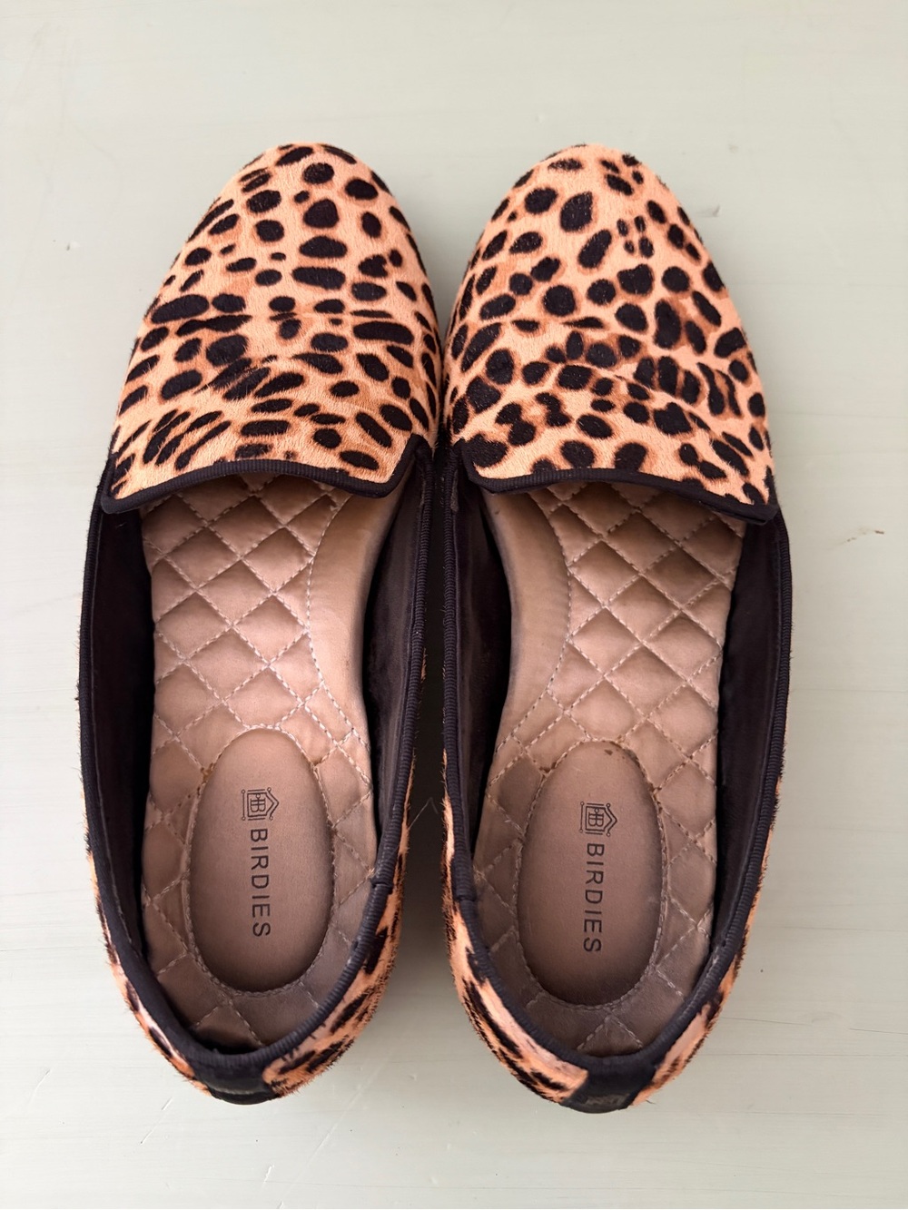 Birdies Leopard Slip-On Loafers